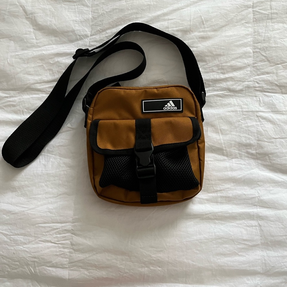 Brown adidas bag